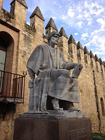 Statue of Averroes in Córdoba Spain