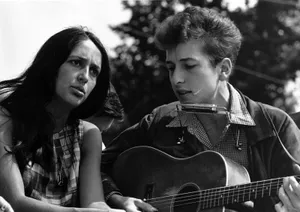 Joan Baez și Bob Dylan - Washington-August-28-1963